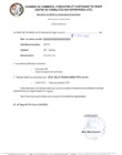 Récépissé de dépôt  de l'immatriculation à l'inspection du travail